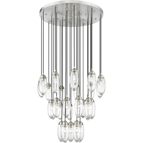 Arden 27 Light 36 inch Brushed Nickel Chandelier Ceiling Light