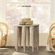 Naga 22 X 21.25 inch Bleached Side Table