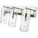 Fontaine 3 Light 24 inch Polished Nickel Vanity Wall Light