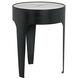 Cylinder 24 X 18 inch Matte Black Side Table, Small