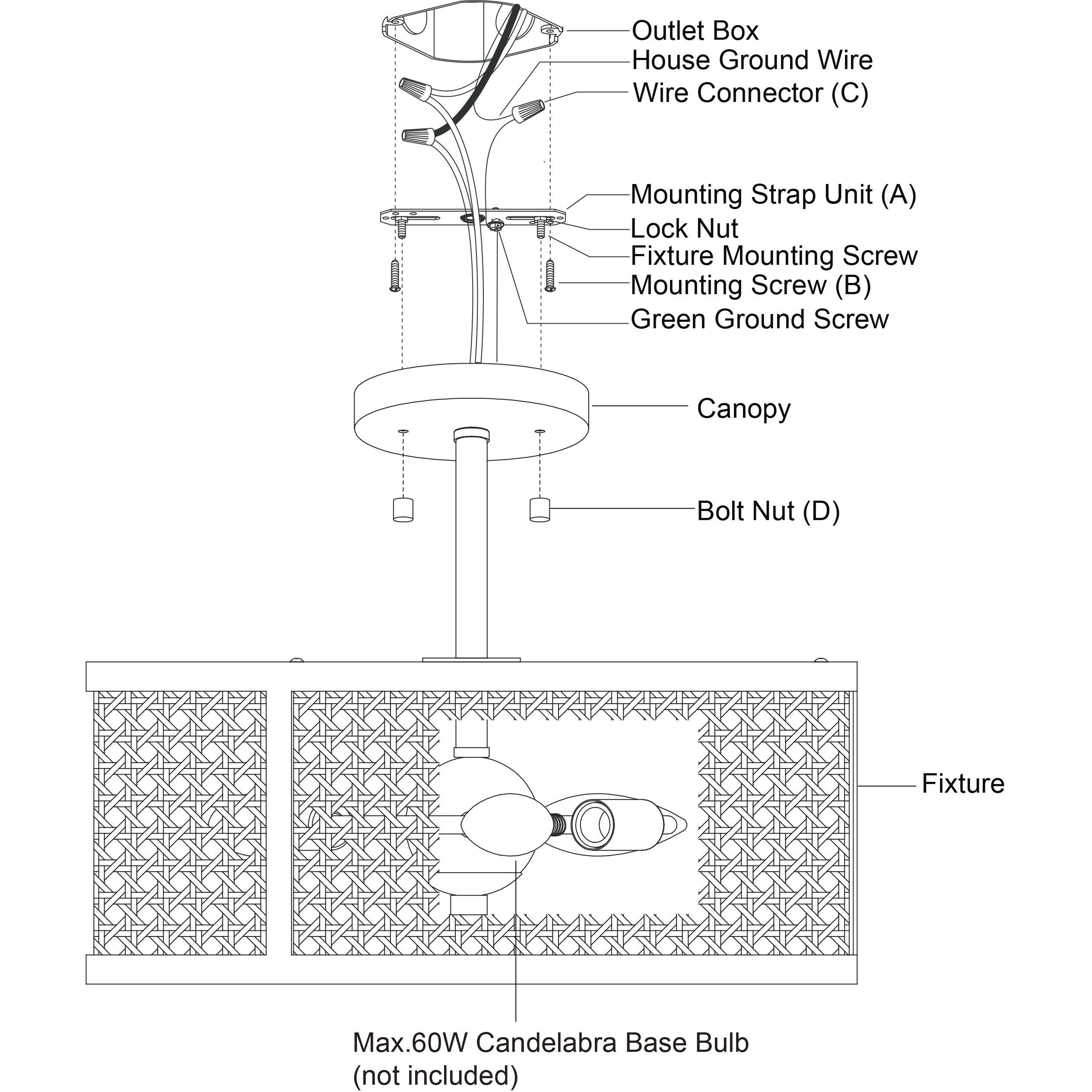 Berens LED 15.5 inch Matte Black Semi-Flush Mount Ceiling Light