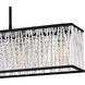 Celeste 5 Light 38 inch Matte Black Island Light Ceiling Light