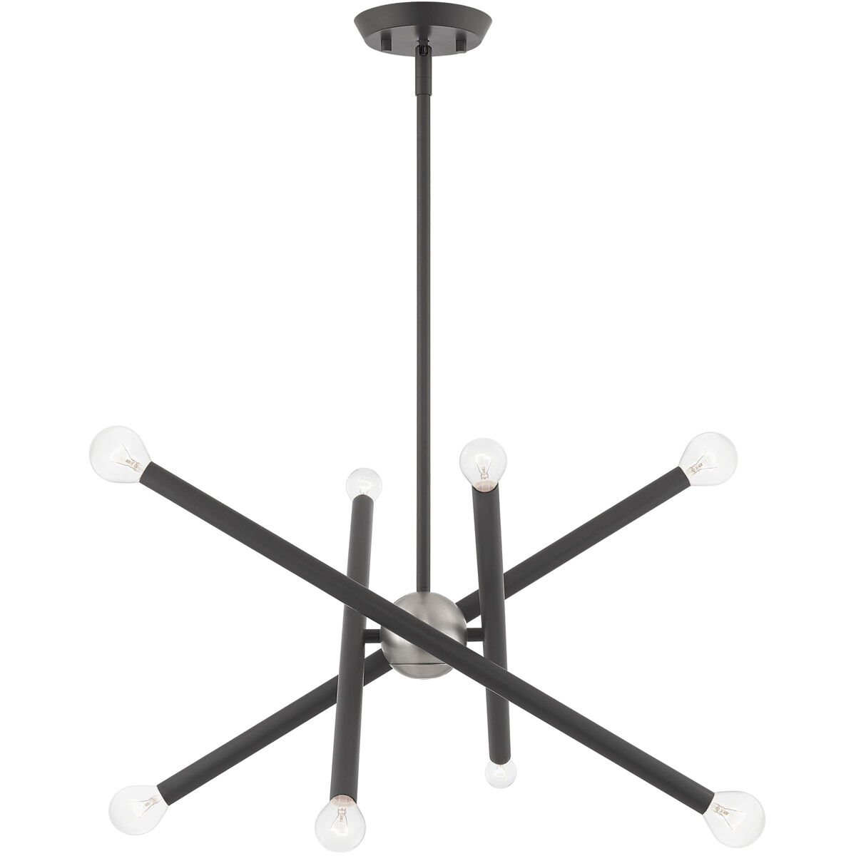 Soho 8 Light 20 inch Scandinavian Gray Chandelier Ceiling Light 