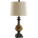 Toffeewood 33 inch 150.00 watt Oil Rubbed Bronze Table Lamp Portable Light