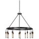 Stuyvesant 12 Light 36 inch Matte Gun Metal Chandelier Ceiling Light