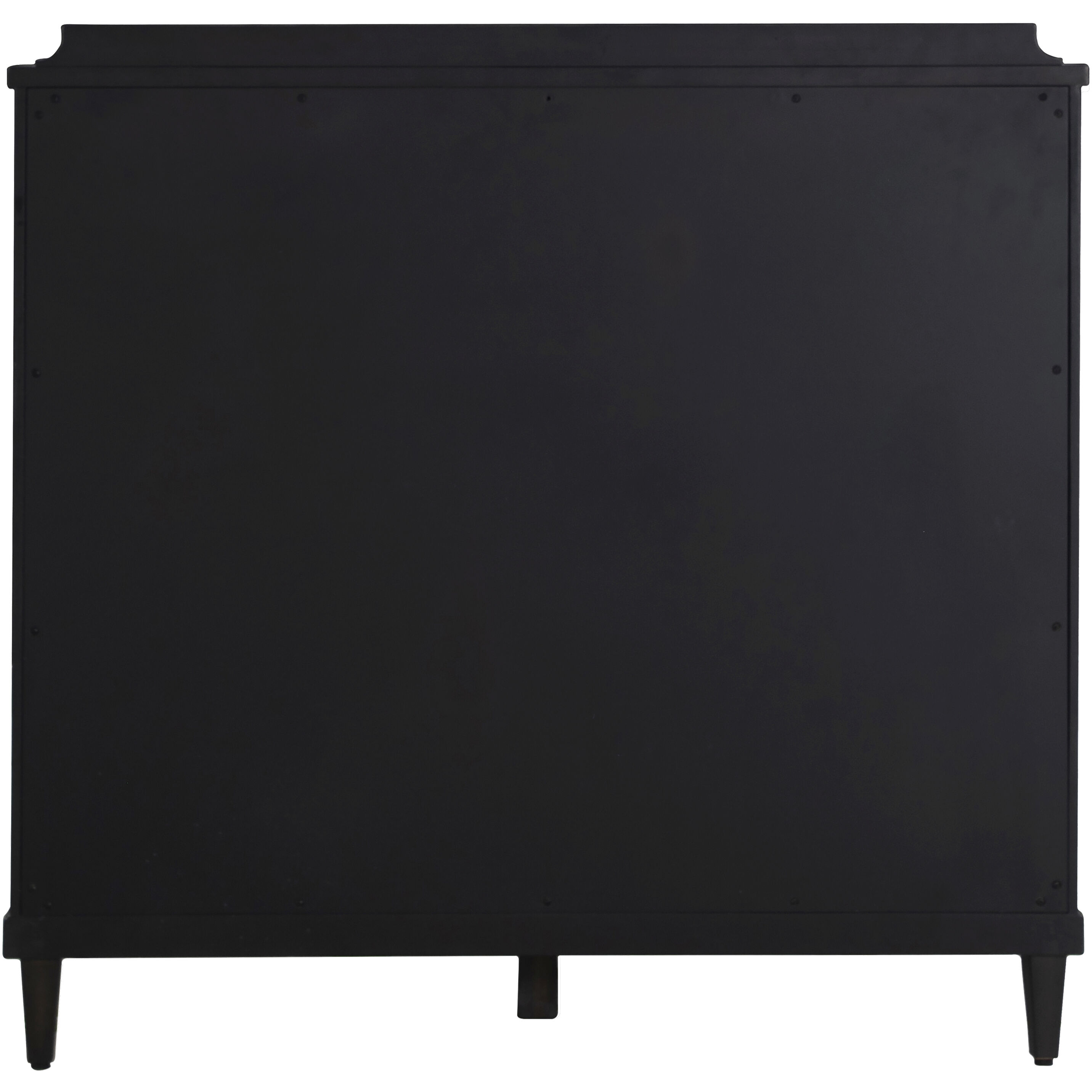 Glenwood Cerused Brown and Agros White Stone with Brushed Antique Brass Chest