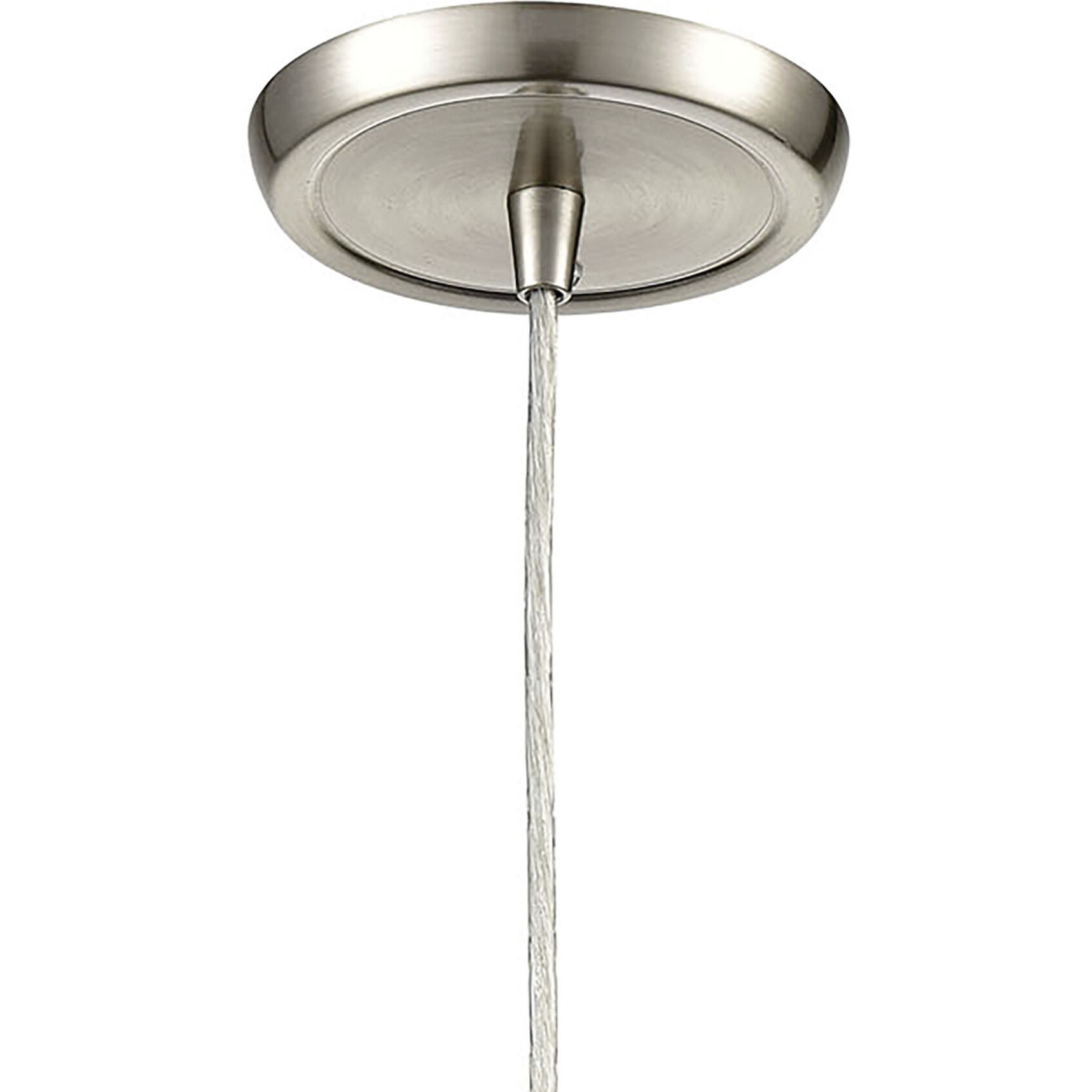Sutter Creek 1 Light 8 inch Satin Nickel Mini Pendant Ceiling Light