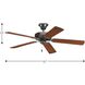 AirPro 52 inch Antique Bronze with Medium Cherry/Classic Walnut Blades Ceiling Fan