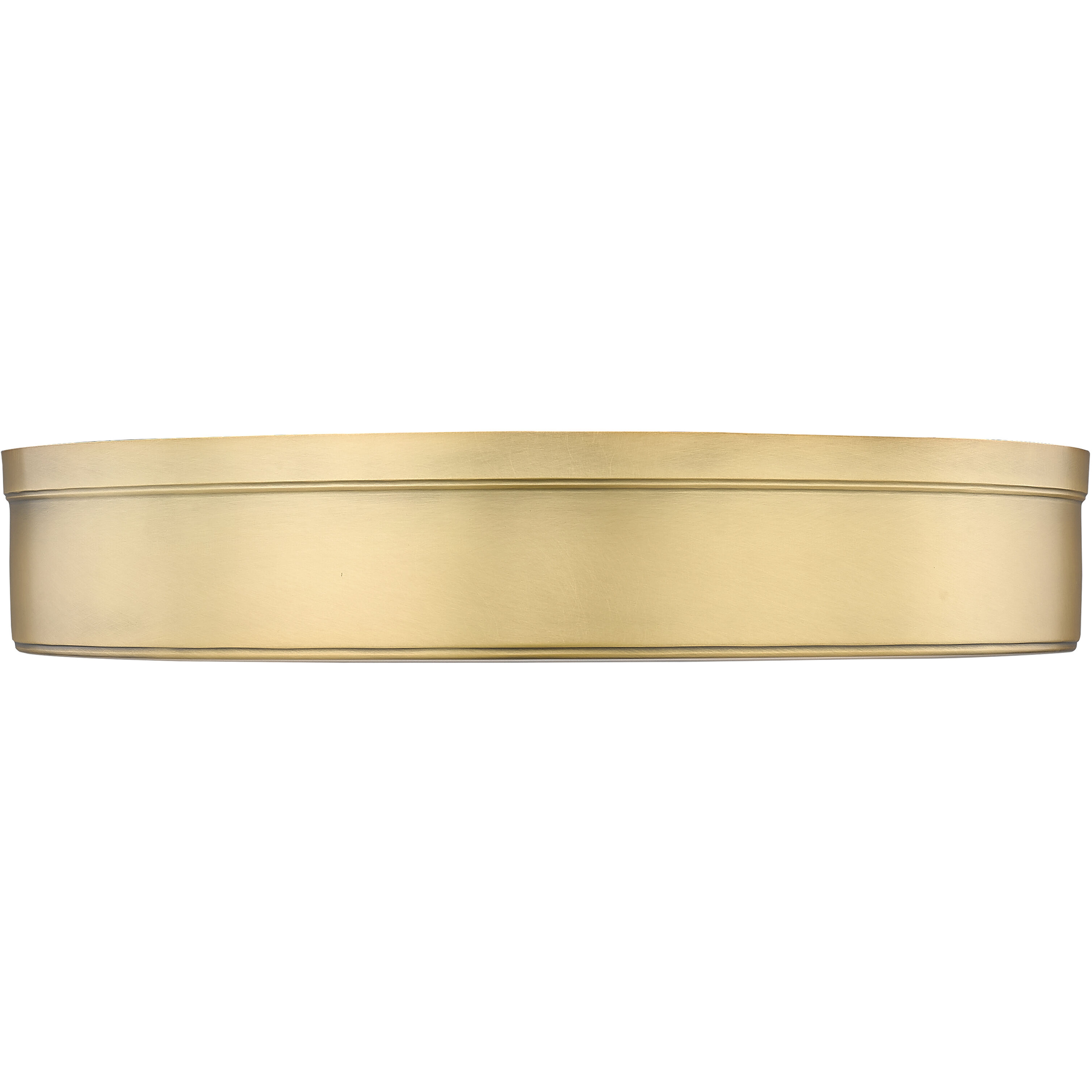 Anders LED 22 inch Rubbed Brass Flush Mount Ceiling Light