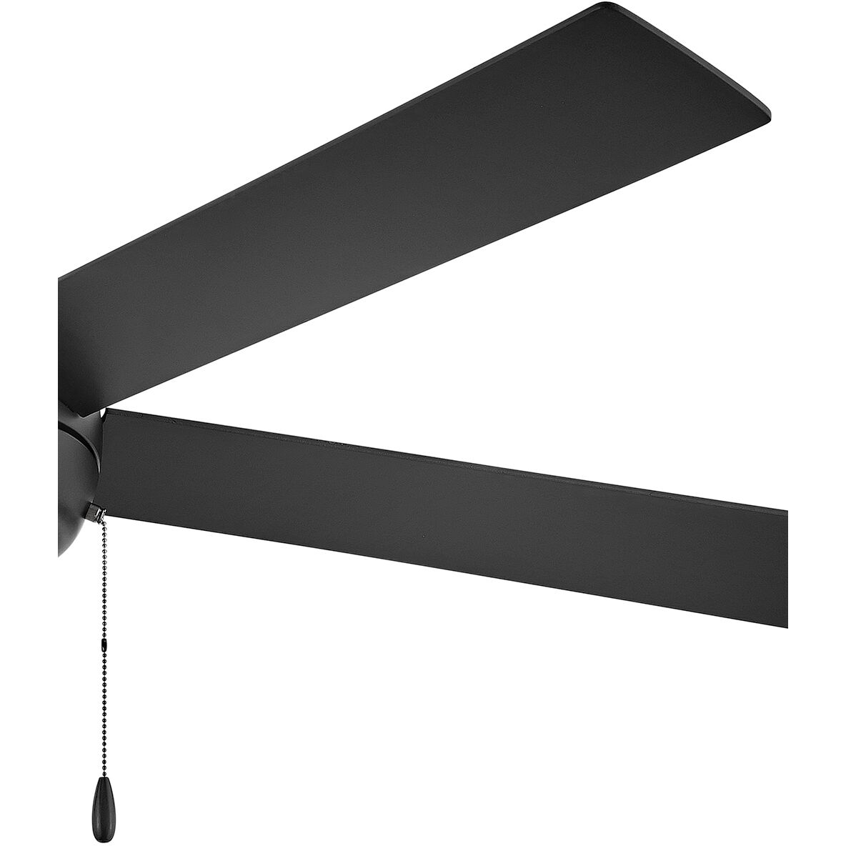 Croft 60 inch Matte Black with Matte Black, Walnut Blades Fan, Regency Series