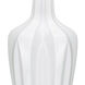 Small Emma 30 inch 150 watt Daisy Glazed Ceramic with Polished Nickel and Lucite Accent Lamp Portable Light