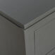 Samantha 25 X 17.75 inch Carbon Gray and Antique Gold Nightstand