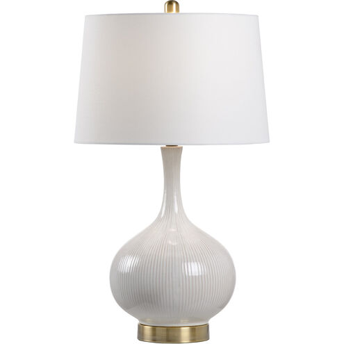 MarketPlace 30 inch 60.00 watt Almond Glaze Table Lamp Portable Light