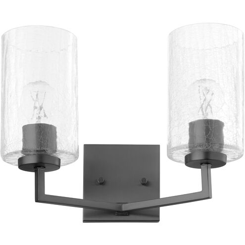 Merrick 2 Light 15 inch Matte Black Wall Sconce Wall Light