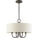 Blossom 4 Light 18 inch English Bronze Pendant Chandelier Ceiling Light