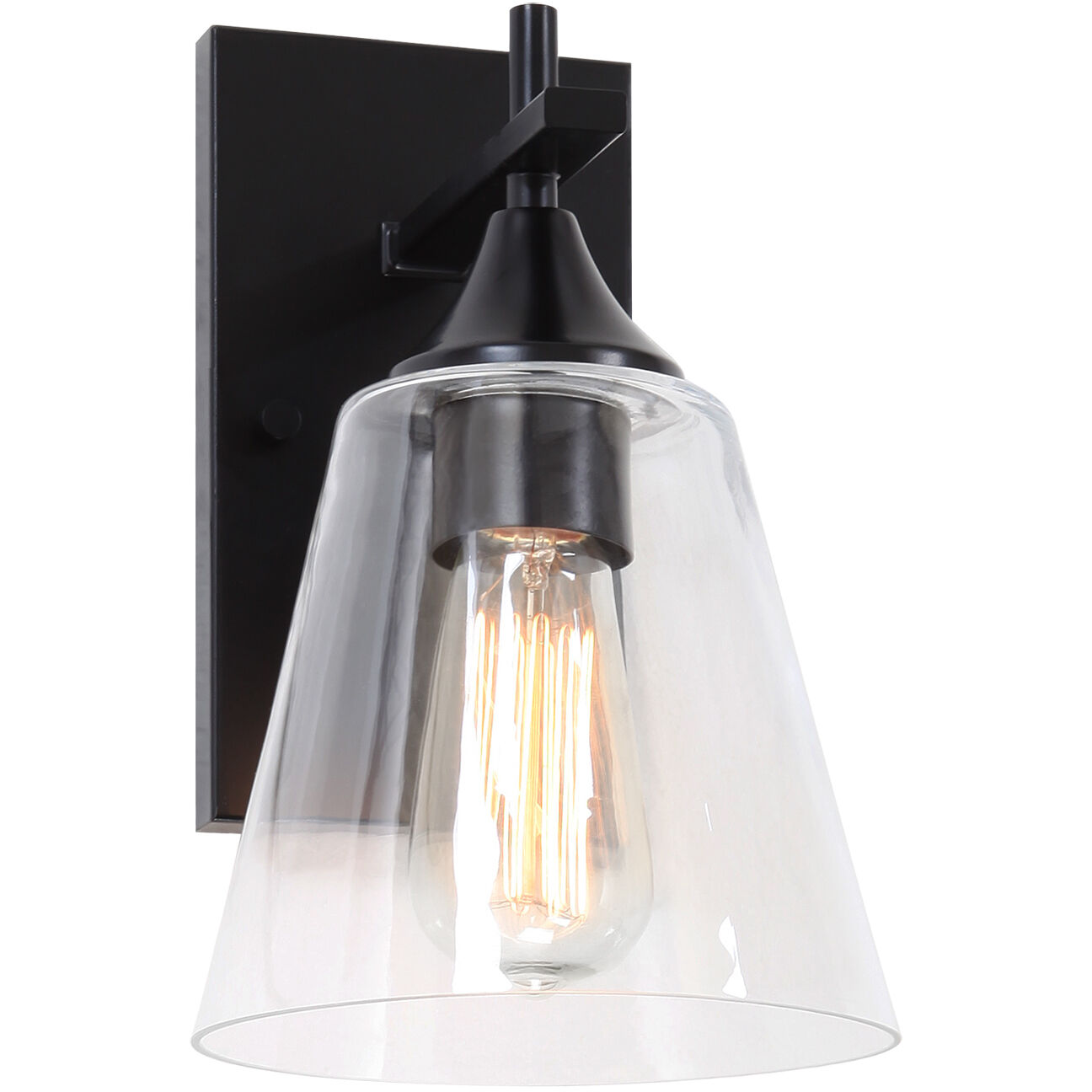 Hollis 1 Light 6.5 inch Black Wall Sconce Wall Light