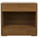 SL05 30 X 27 inch Gold Teak Side Table