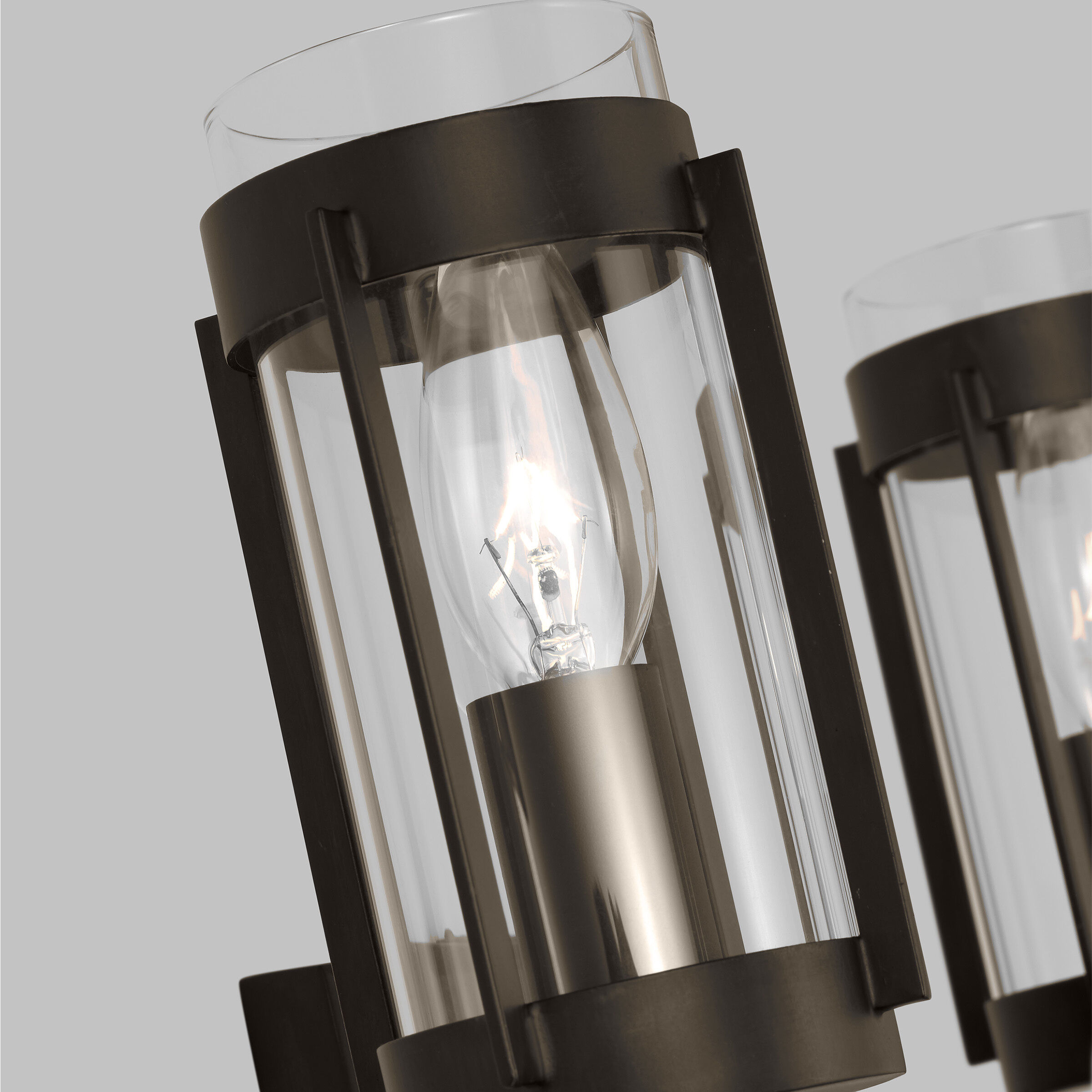 Flynn 2 Light 13.25 inch Aged Iron Bath Vanity Wall Sconce Wall Light