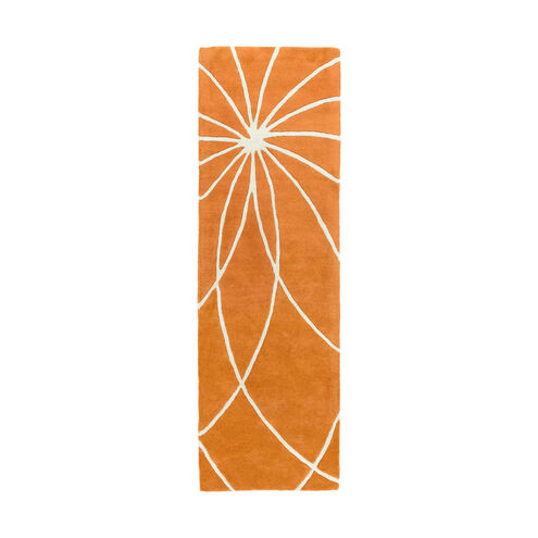 Forum 180 X 144 inch Burnt Orange/Cream Rugs, Wool
