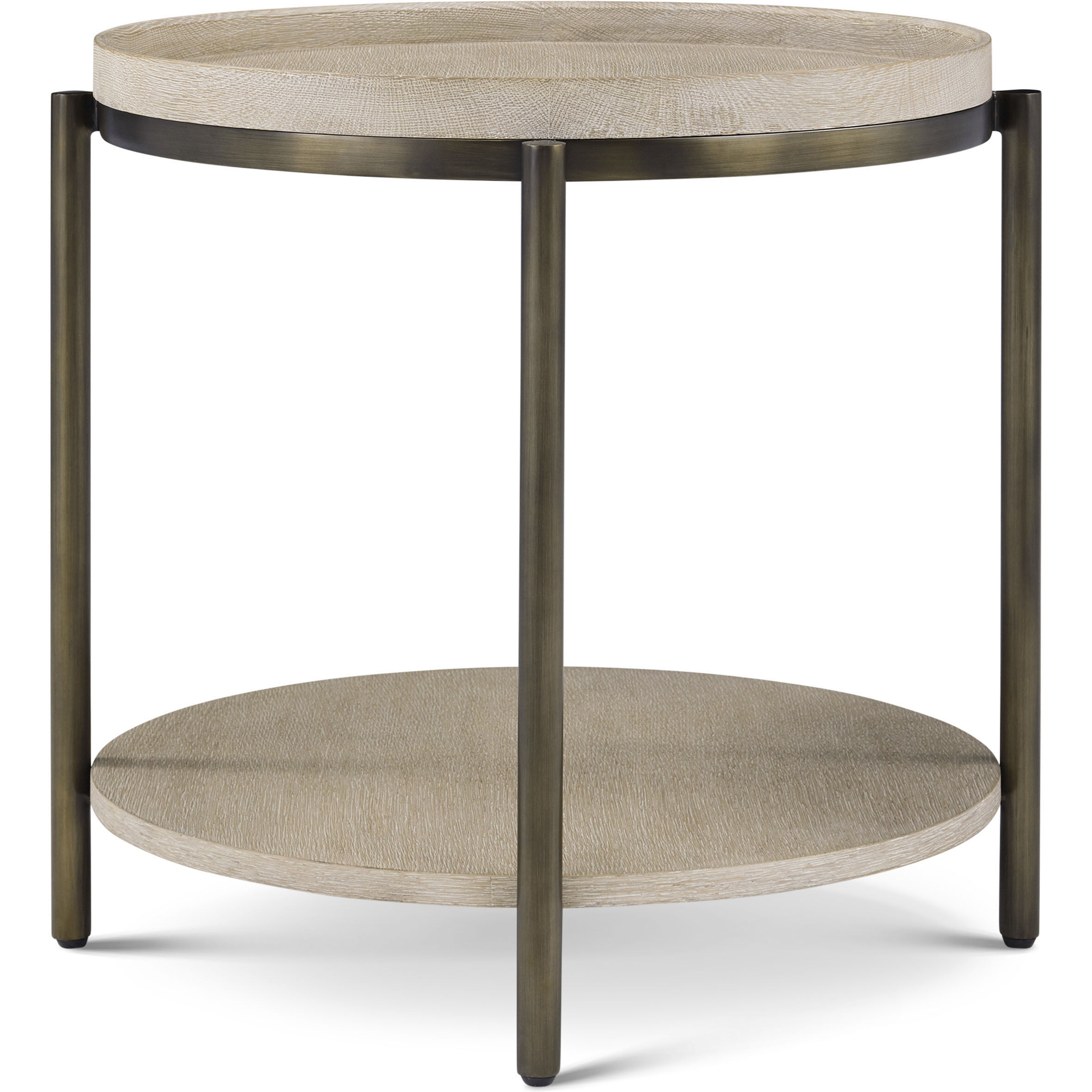 Repose 24.25 X 24.25 inch Grey Oak Side Table