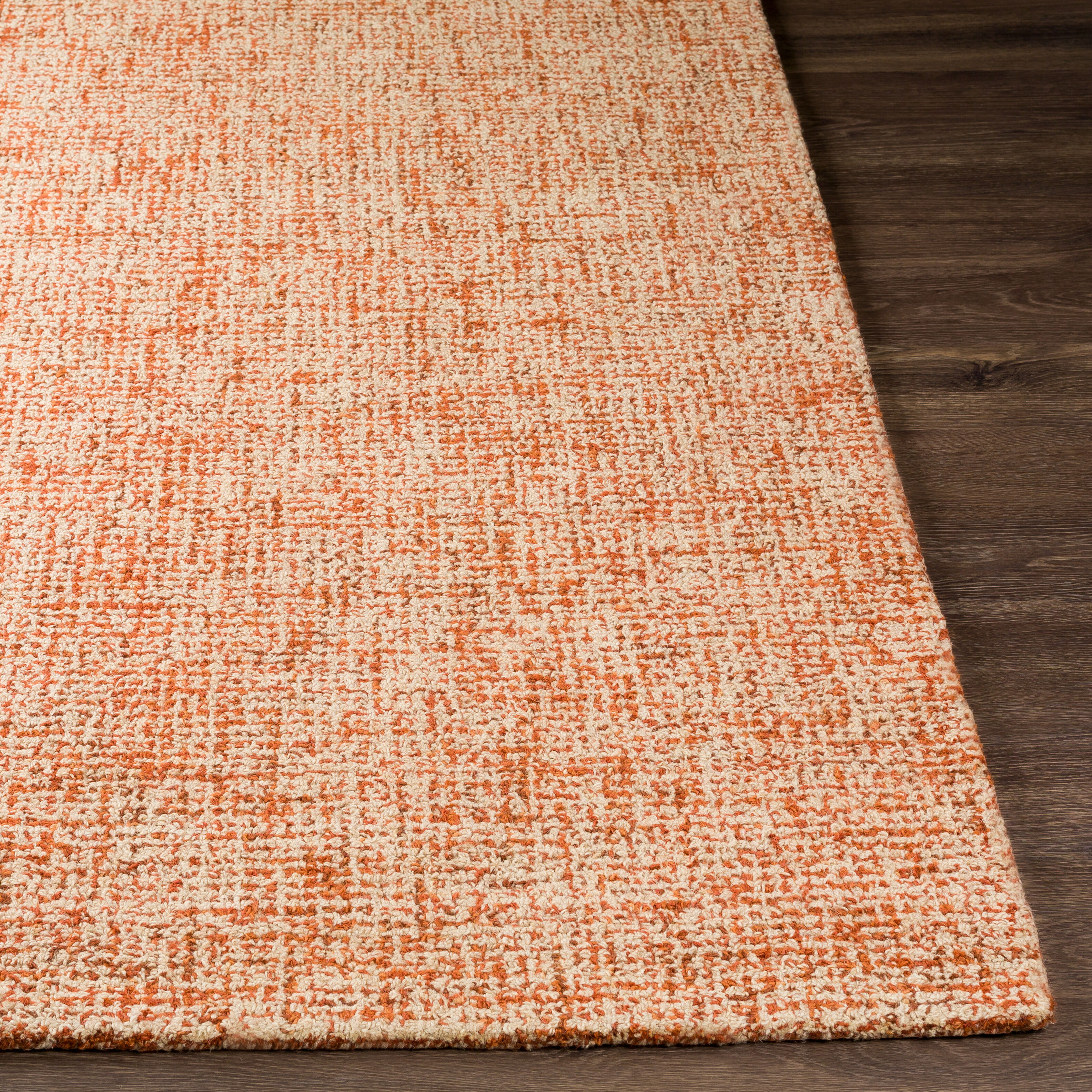 Aiden 90 X 60 inch Burnt Orange Rug in 5 x 8, Rectangle