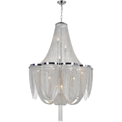 Taylor 10 Light 22 inch Chrome Down Chandelier Ceiling Light