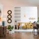 Large Biscuit Tufted Mustard Sofa