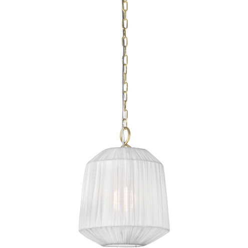 Amanza 1 Light 11.5 inch Aged Brass Pendant Ceiling Light