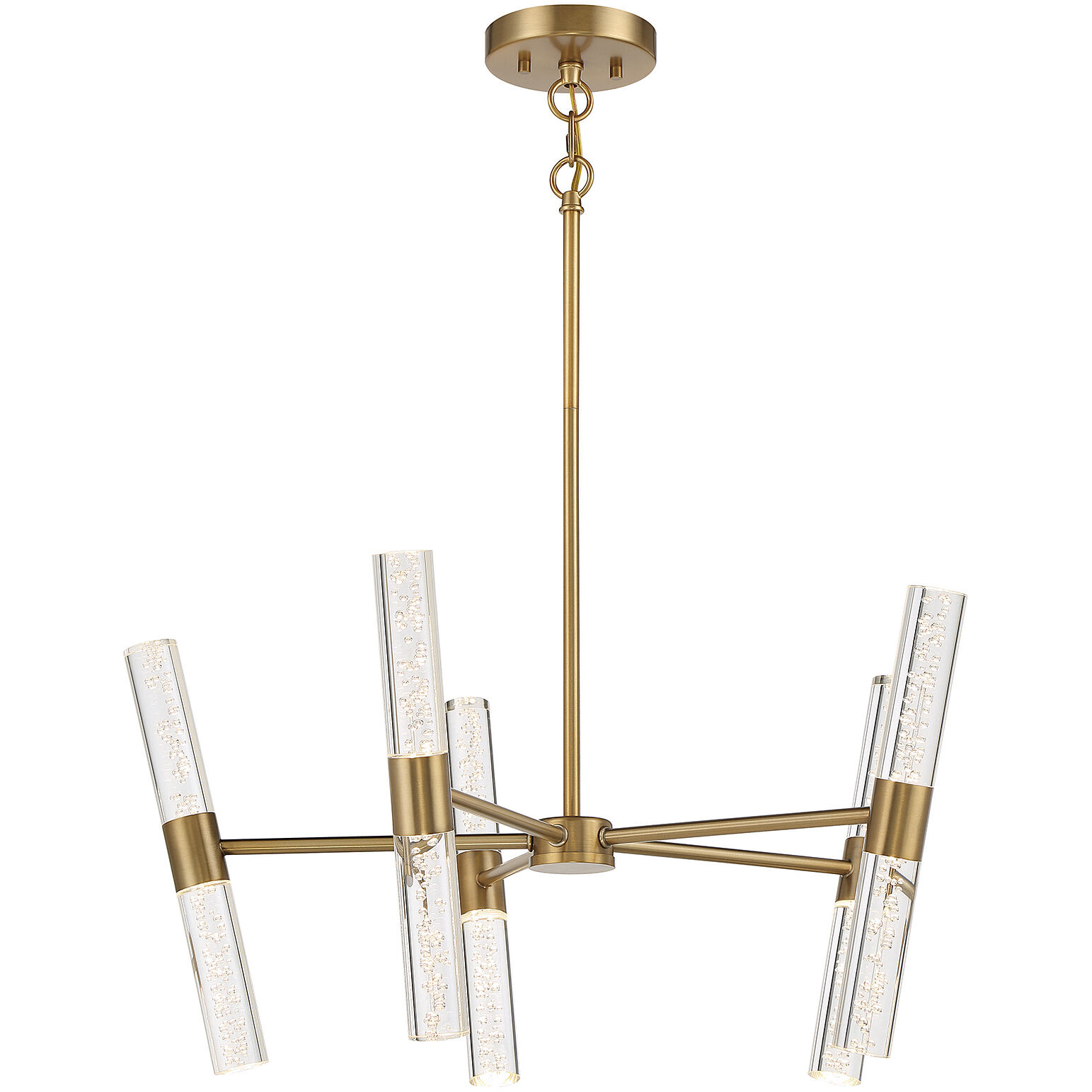 Arlon LED 26 inch Warm Brass Pendant Ceiling Light