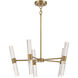 Arlon LED 26 inch Warm Brass Pendant Ceiling Light