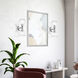 Downtown 2 Light 7 inch Polished Chrome Vanity Sconce Wall Light, Sphere