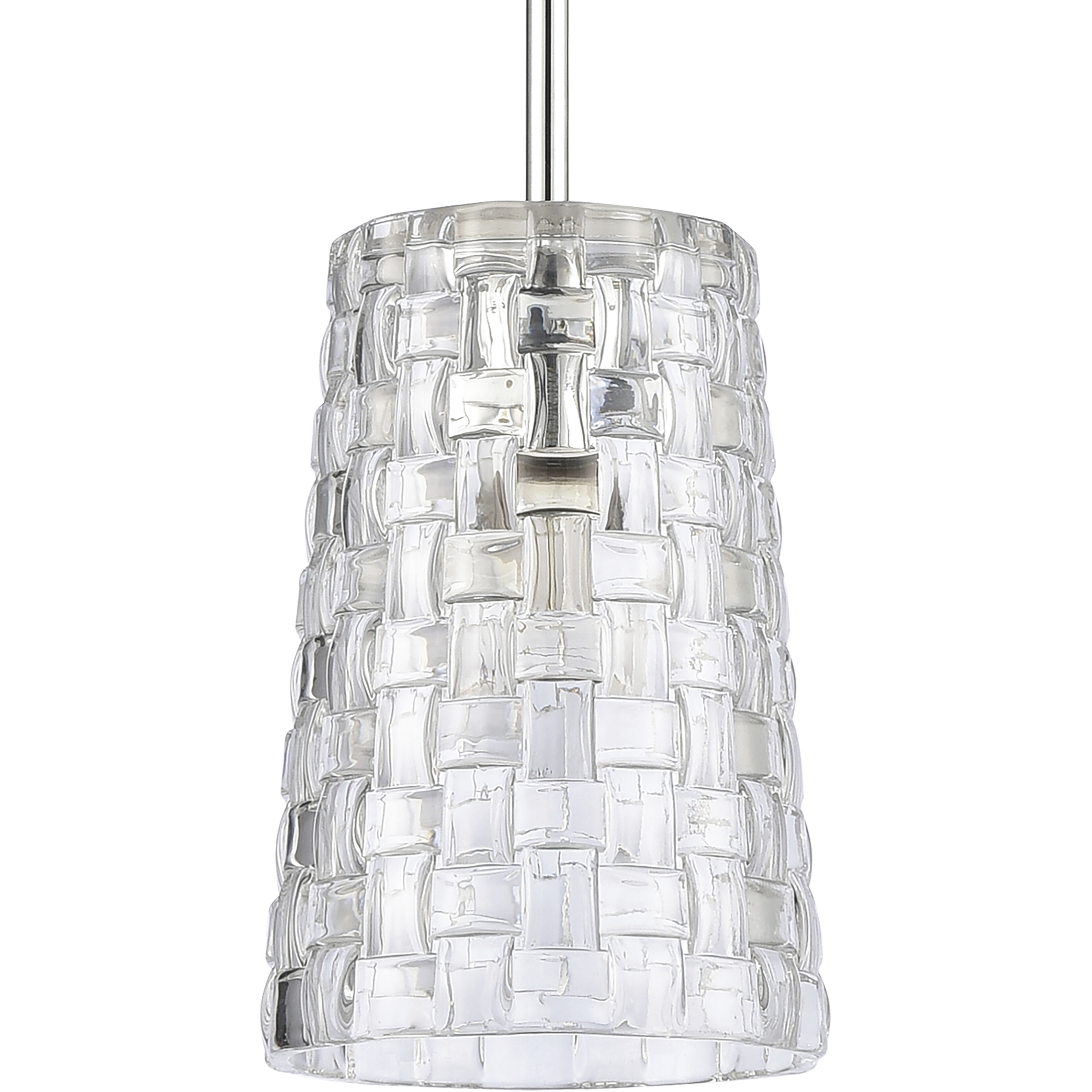 Lightweave 1 Light 5.5 inch Polished Nickel Mini Pendant Ceiling Light