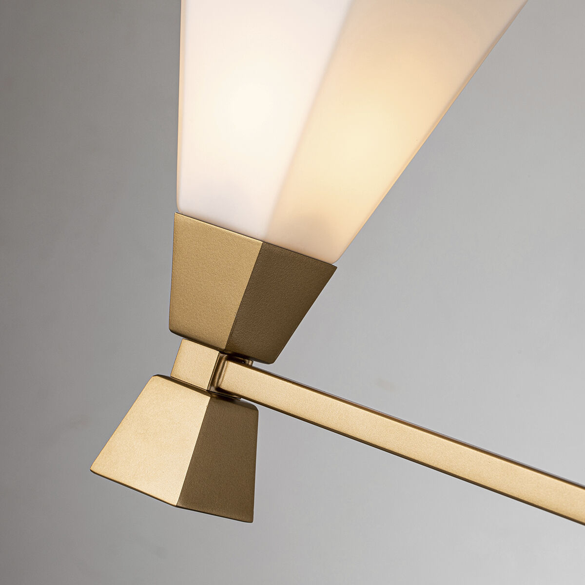Bowtie 3 Light 22.5 inch Laquered Gold Bath Bar Wall Light
