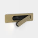 Keta 2.64 inch Matte Gold Interior Reading Light Wall Light