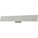 Slim LED 24 inch Brushed Aluminum Bath Vanity Light Wall Light