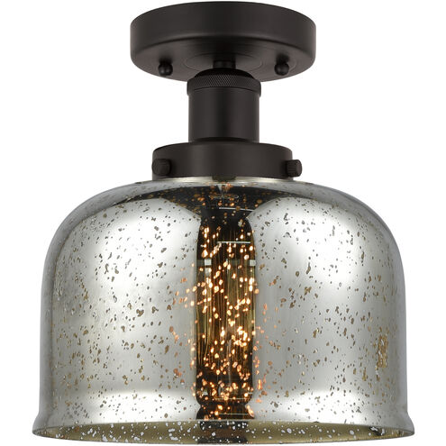Bell 1 Light 6.5 inch Oil Rubbed Bronze Semi-Flush Mount Ceiling Light