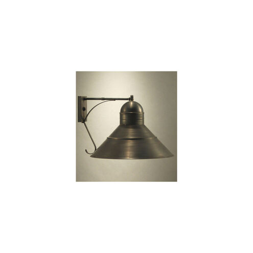 Barn 1 Light 13 inch Verdi Gris Outdoor Wall Lantern