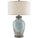 Chatswood 28.5 inch 150 watt Blue-Green/Gray/Hiroshi Gray Table Lamp Portable Light