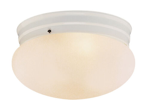 Dash 1 Light 8 inch White Flushmount Ceiling Light