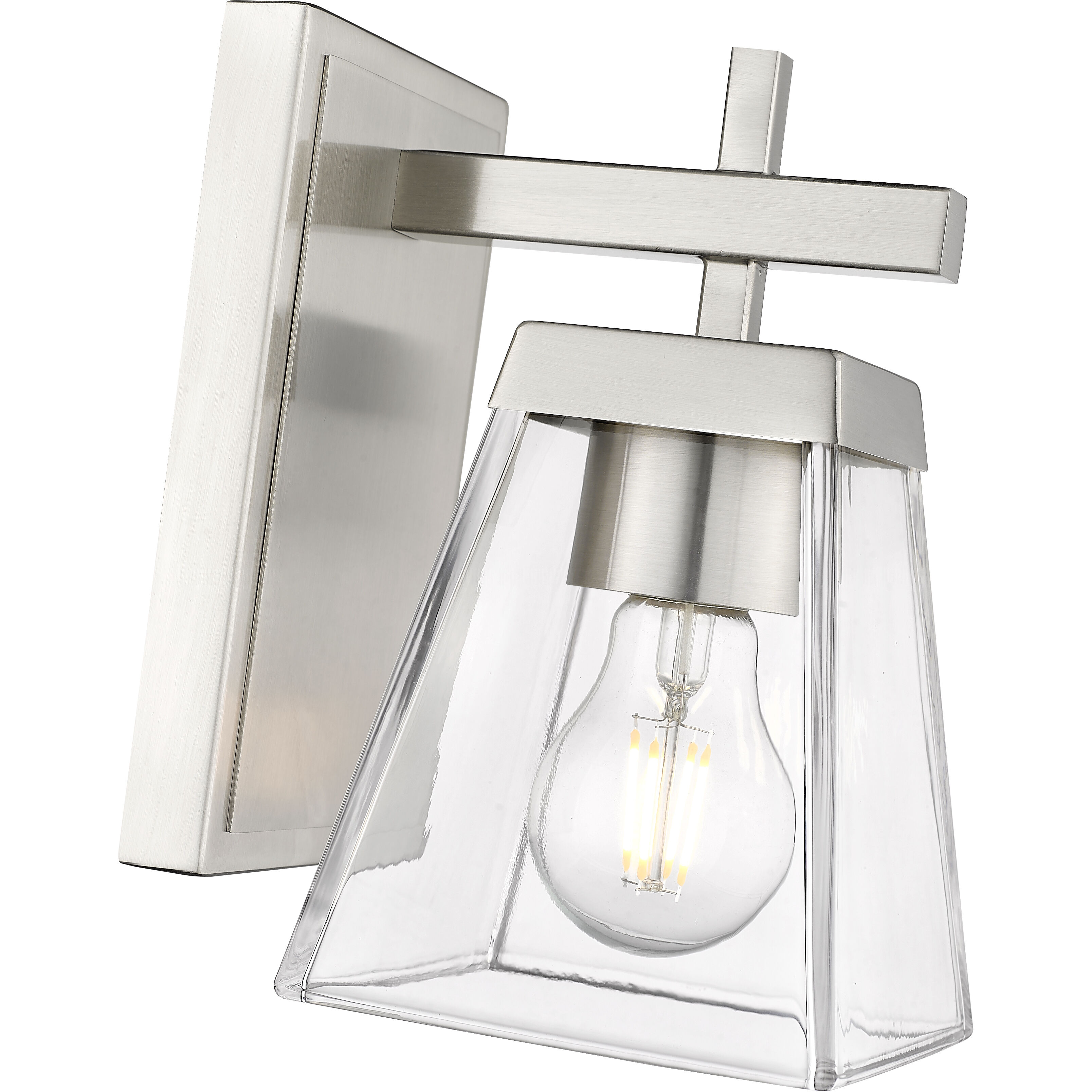 Lauren 1 Light 5 inch Brushed Nickel Wall Sconce Wall Light