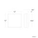 Whisper LED 12 inch Chrome Flush Mount Ceiling Light in Polished Chrome, Beyond