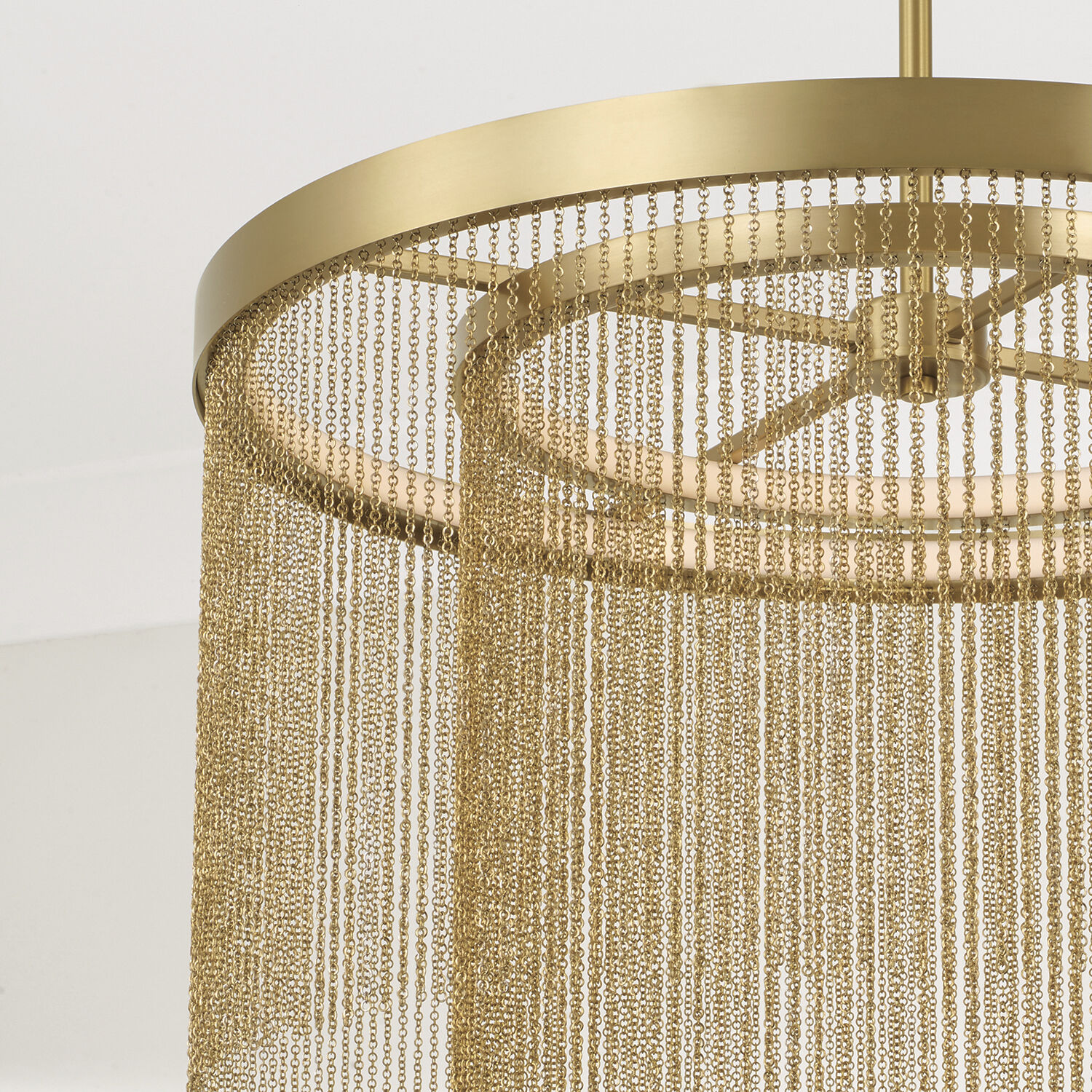 Rae LED 23.75 inch Aged Brass Pendant Ceiling Light