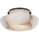 Kelly Wearstler Cappello LED 6 inch Alabaster and Bronze Flush Mount Ceiling Light