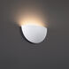 Collette 1 Light 2.88 inch White ADA Wall Sconce Wall Light in 2700K, dweLED