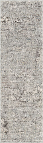 Presidential 120 X 39 inch Pale Blue/Medium Gray/Butter/Charcoal/Ivory Rugs, Runner