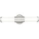 Warwick LED 18.5 inch Brushed Nickel Bathroom Vanity Wall Light