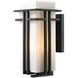 Croftwell 1 Light 17 inch Textured Matte Black Outdoor Wall Sconce