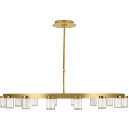 Kelly Wearstler Esfera LED 44 inch Natural Brass Chandelier Ceiling Light, Integrated LED