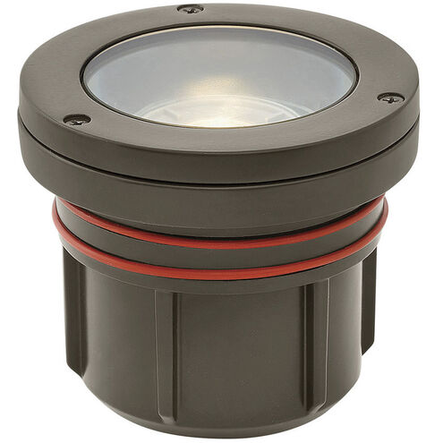 Hardy Island Flat Top 12v 12.00 watt Bronze Landscape Well Light in Non-LED