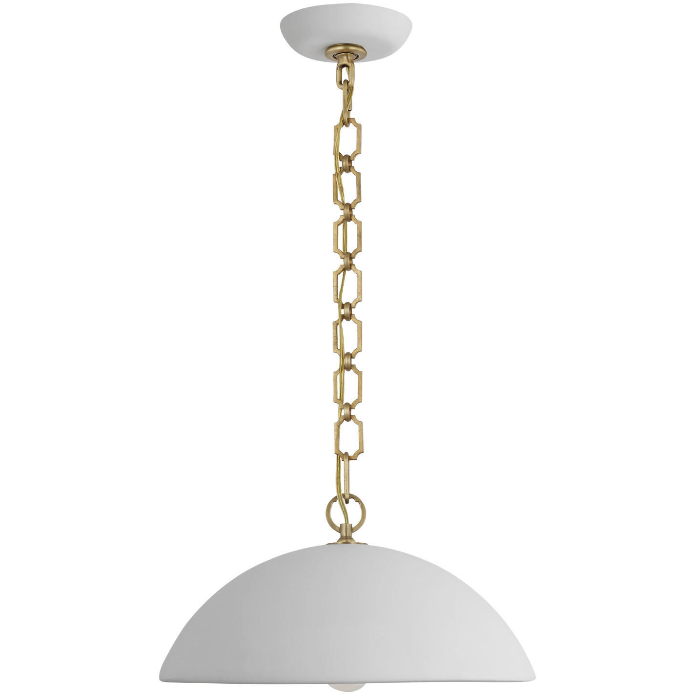 Suzanne Kasler Elliot LED 16 inch Matte White Pendant Ceiling Light, Large